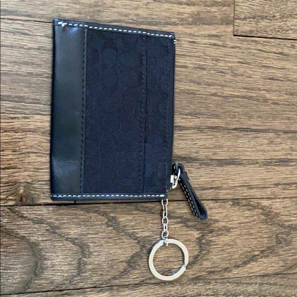 Coach coin bag/credit card keychain